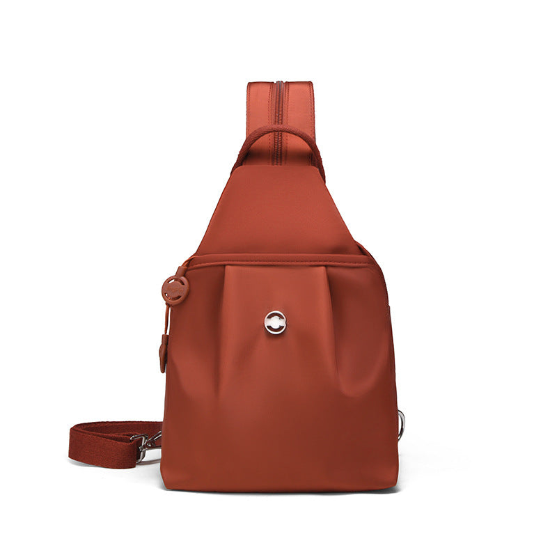 VaultTrek Premium 3 in 1 Anti-Theft Travel Tote Bag - exterior pocket detail view
